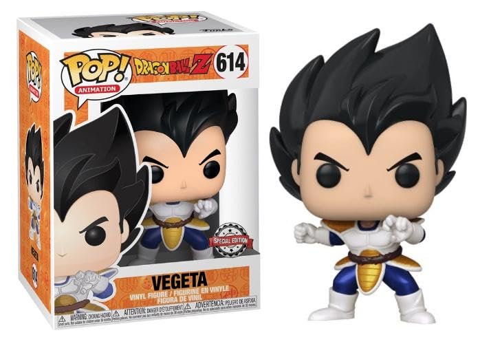 Funko Pop! Animation: Dragon Ball Z Vegeta Metallic Exclusive Vinyl Figure #614
