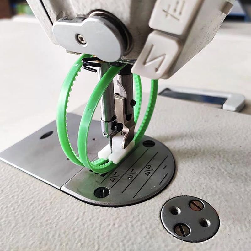 Pie prensatela rodillo doble lado para cuero miniatura 6