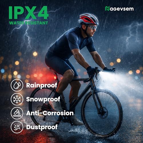 Éclairage de vélo pour conduite de nuit contre l'obscurité phares LED USB-C - 6