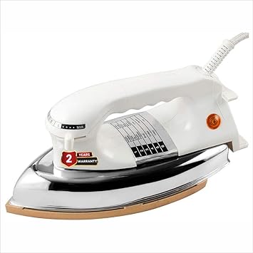 Baltra Duro Heavy Weight Automatic Dry Iron (Metal Body, White)1000W