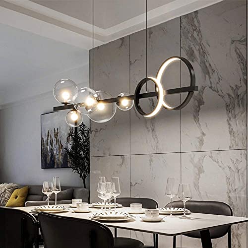 MAOS Light Glass Chandelier LED Nordic Black