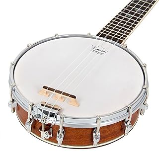 Banjo ukulélé Concert Taille 58,4 cm avec sac Sangle Tuner Cordes Pickup Picks Règle à frapper pont - Les Beatles, Paul McCartney, John Lennon, RIngo Starr, George Harrison Banjo ukulélé Concert Taille 58,4 cm avec sac Sangle Tuner Cordes Pickup Picks Règle à frapper pont – Image 4