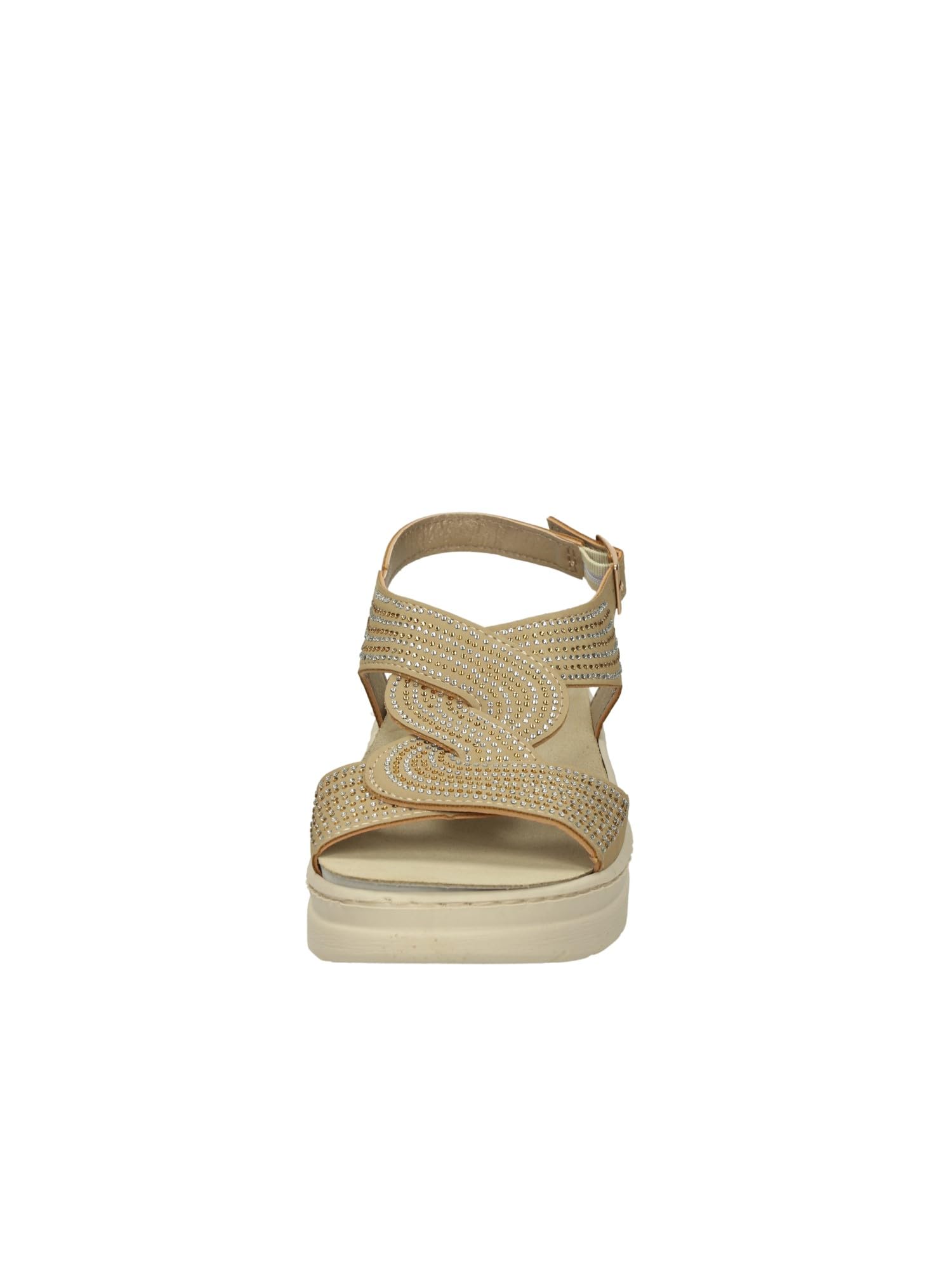 Valleverde Sandali Donna 55602 Pelle Ghiaccio o Beige