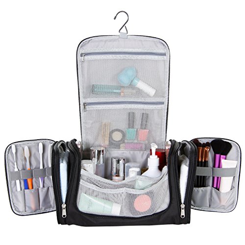 Lifewit Hanging Toiletry Bag Waterproof Travel Essentials Organizer Personal Cosmetic Makeup Shaving Kit