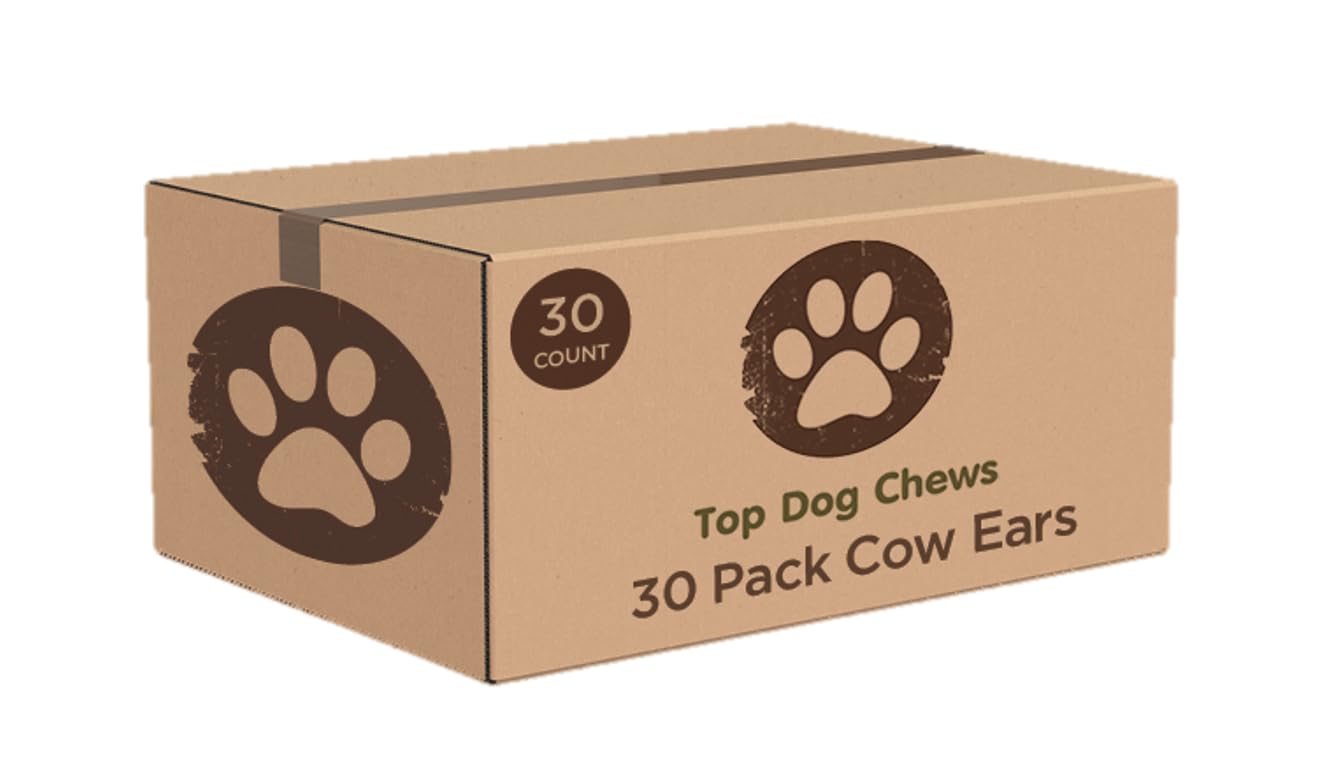 Top Dog Chews - Full Size, Thick Cut, Cow Ears
