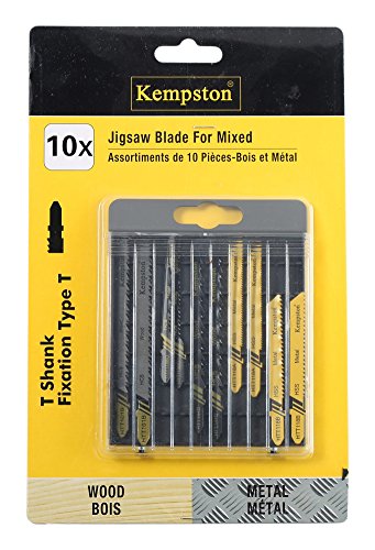 Kempston T-Shank Jig Saw Blade Set For Wood and Plastic Mix