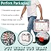 Dianrui 200 PCS Hose Clamp Assortment 1/4