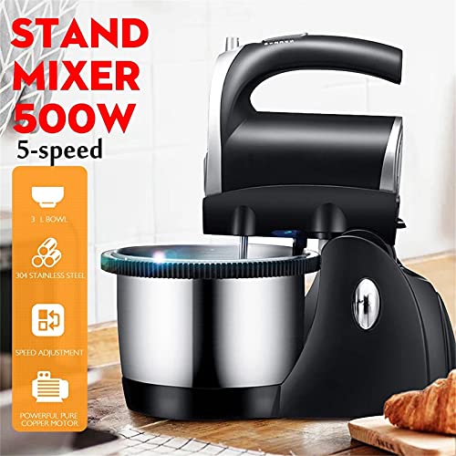 Feixunfan Küchenmaschine 220 V 500 Watt Teigmischer Sahne Eggs Schläger Food Teig Mixer Whisk Stand für Brot Kuchen… – Bild 3