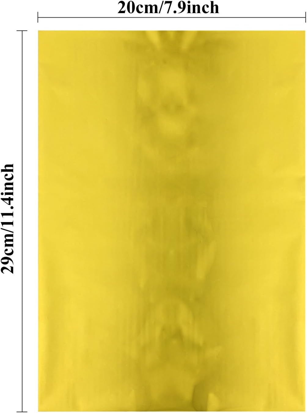 Briartw 600 Sheets 20x29cm Yellow Gold Hot Foil Paper | Toner Reactive | Compatible with Laser Printer & Laminator | Ideal for Scrapbooking, Cardmaking, DIY Album Decoration