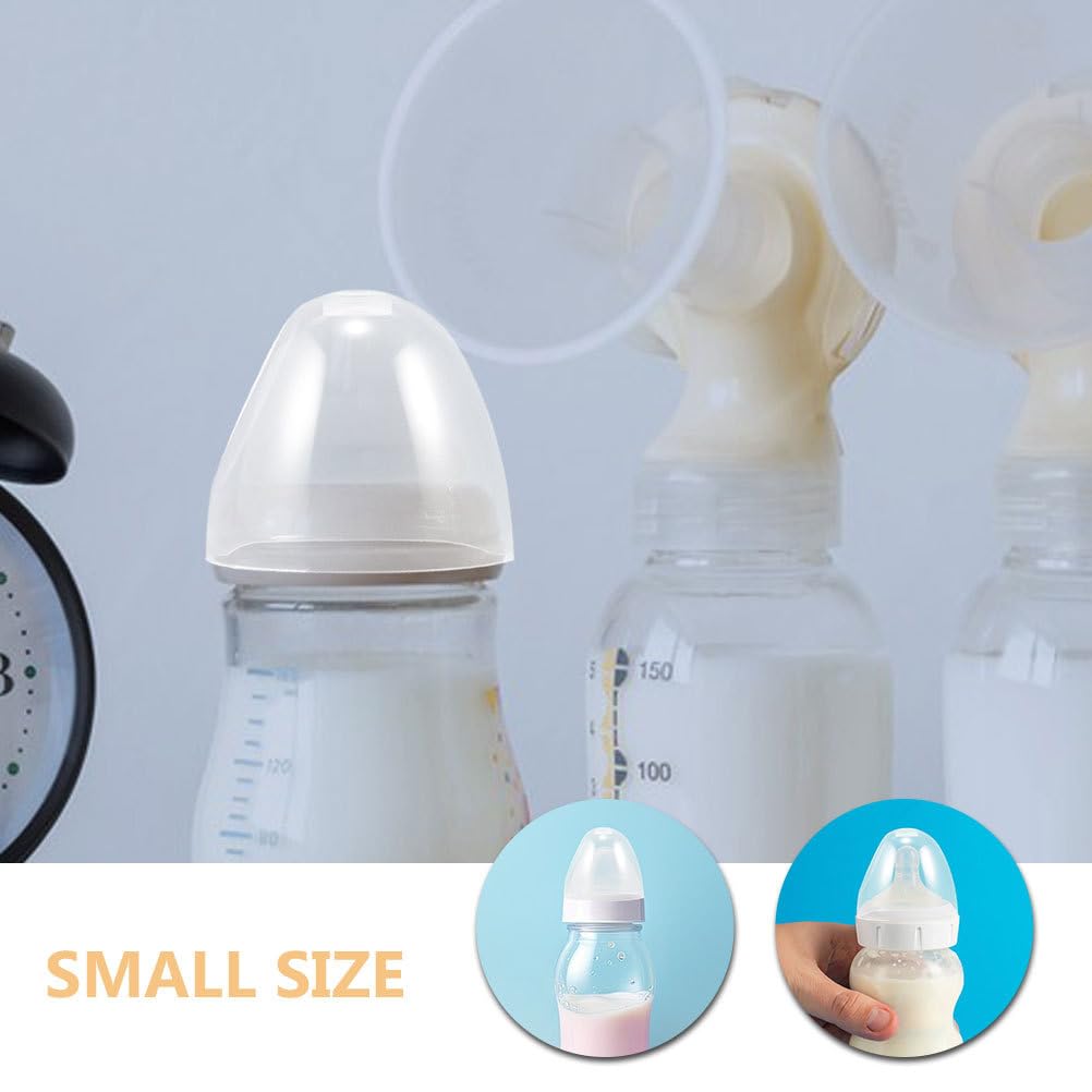 Coperchi Riutilizzabili per Tettarelle Tappo Anti-Perdita in Plastica, Tappi di Ricambio per Bottiglie del Latte a Bocca Larga, Accessori per Allattamento e Protezione Polvere