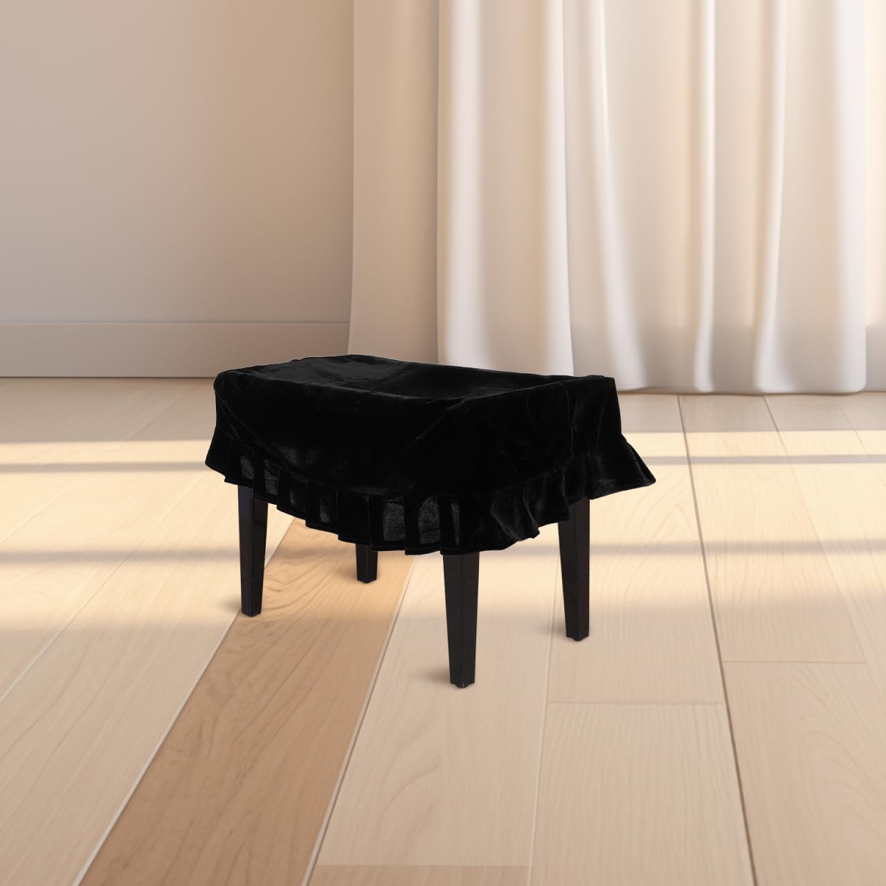 PRETYZOOM Funda para Taburete De Piano De Peluche 21.65X13.77X5.90 Pulgadas Protector De Silla para Piano Antipolvo Y Antirayaduras para Hogar Oficina Hotel