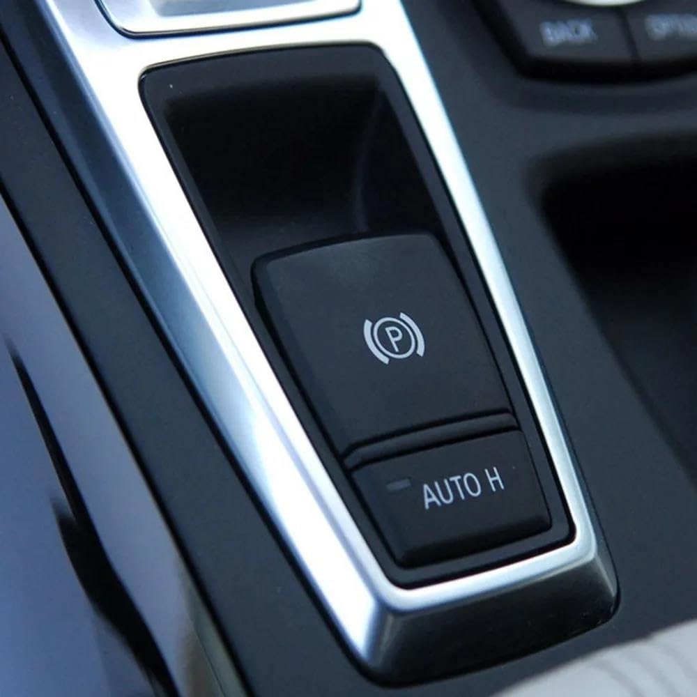 Car Handbrake Systems Car Handbrake Assembly Parking Brake P Button Auto H Control Switch Cover Replacement for BMW X5 X6 E70 E71 E72 61319148508 Handbrake Actuator Control