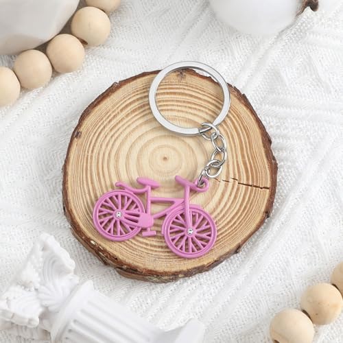 Bicycle Keychain,Bike Keychain for Cycling Lovers,Cycling
