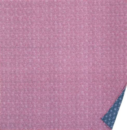 Furoshiki japonés de 19.7 in, 35.4 in, 41.3 in, tela de algodón, paño de envoltura, regalo hecho a mano, recuerdo de Kioto, reversible, patrón de