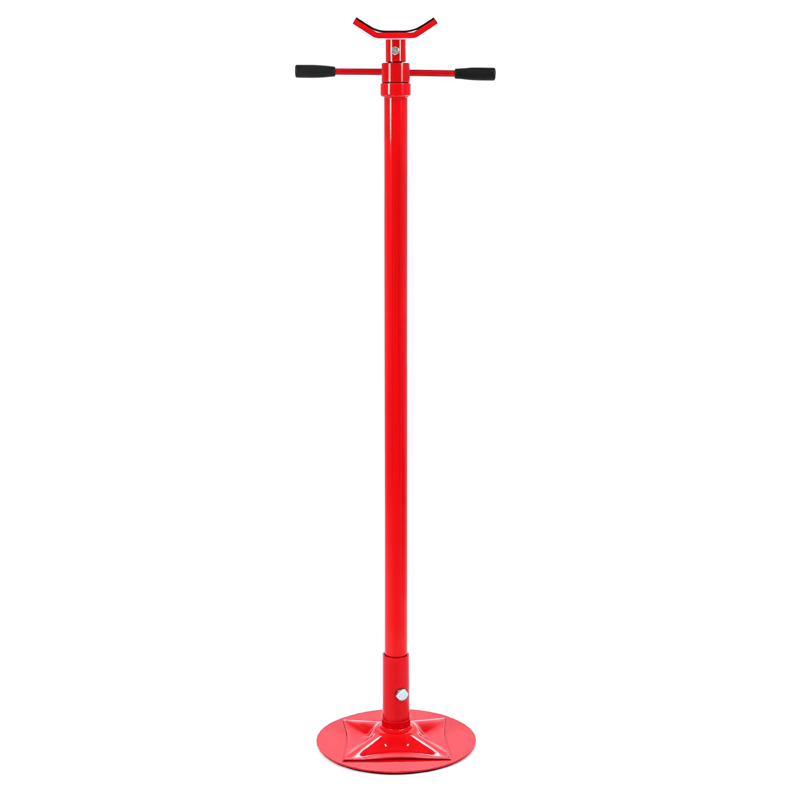 KUAFU Underhoist Support Stand 3/4 Ton Capacity 11.75 inch Base Dimeter Lifting from 53.75" - 80.25" Wide Jack Stand Supports Vehicle Components