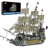 JMBricklayer Pirate Ship Building Set for Adults - Ghost Ship Flying Dutchman Model, 5865 Pieces