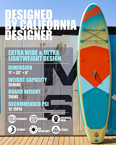 Inflatable Stand Up Paddle Board 11ft