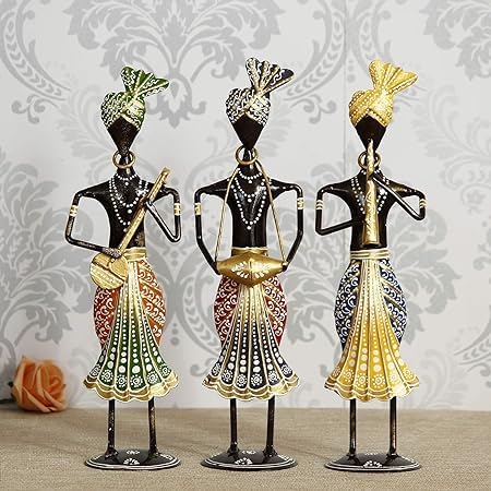 SHREE O GREEN TECH Metal Dancing Rajasthani Lady Showpiece, Table Decorative Items, Antique Gift Items, Vintage Showpiece, Home Decoration Items (Design -1, Fantasy, Multicolor) (B0CTHYRY7Z) Amazon Price History, Amazon Price Tracker