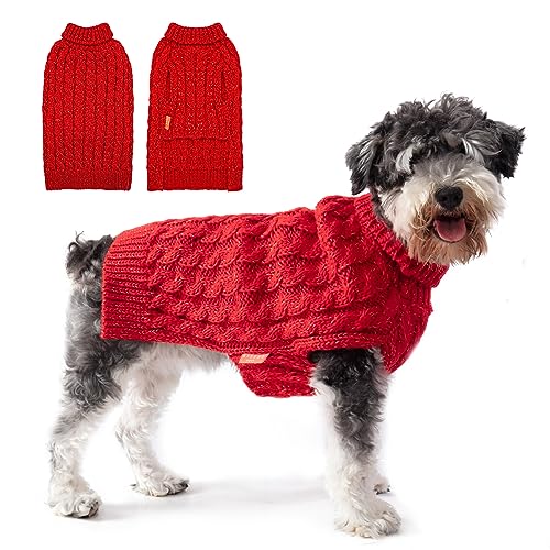Cozy Up Your Pup with the Best Red Cable Knit Dog Sweaters A Complete