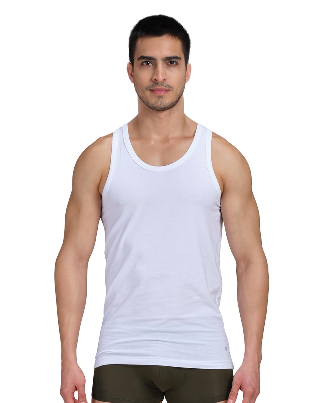 vstar CB 03 Men's Micro Modal Spandex Round Neck Sleeveless Vest |4-Way Stretch, Extended Length for Easy Tuck-In | Soft, Breathable, Lightweight & Durable | Comfortable Everyday Innerwear (Pack of 1)-picture-11