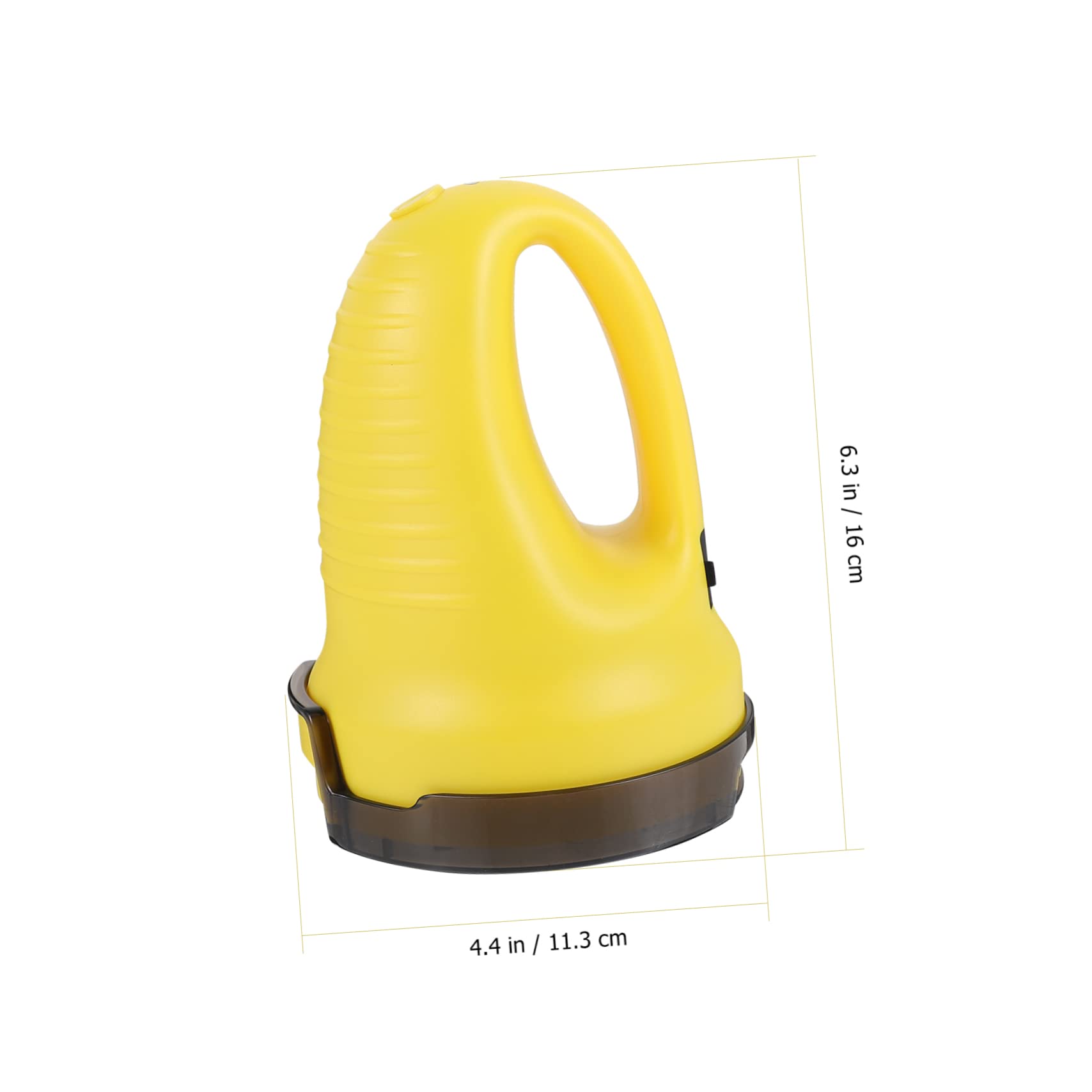 Raspador de Nieve para Coche Eléctrico de Abs Amarillo | 1 Juego Cable Usb, Diseño Compacto y Mango Curvo, Uso en Invierno para Quitar Hielo y Escarcha
