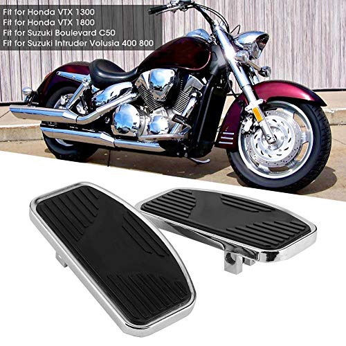 Terisass Motorcycle Floorboards Foot Pegs Foot Rest 2Pcs Front Rider Footboard Floorboard Refit Fit For Honda Vtx 1300 1800 #TOP2
