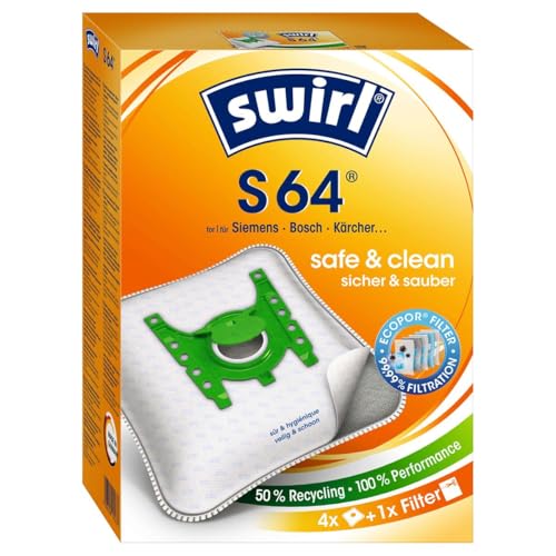swirl Staubsaugerbeutel S 64, mit MicroporPlus-Filter