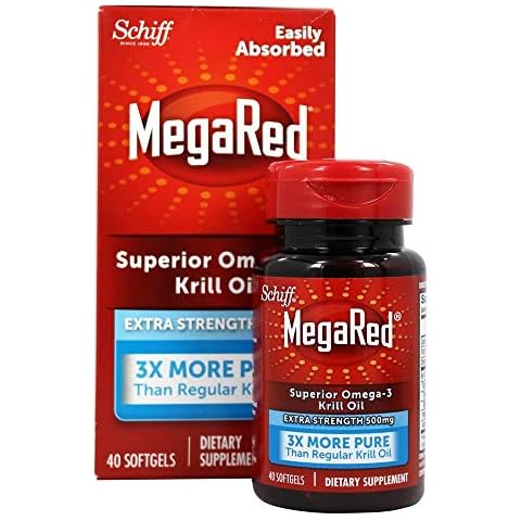 Schiff MegaRed Softgels, Extra Strength, 45 Count Cover