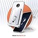 Shields Up for Moto Z4 Case, Moto Z4 Play Case, Minimalist Wallet Case with Card Holder and Ring Kickstand/Stand, [Drop Protection] Slim Protective Cover for Motorola Moto Z4 - Clear