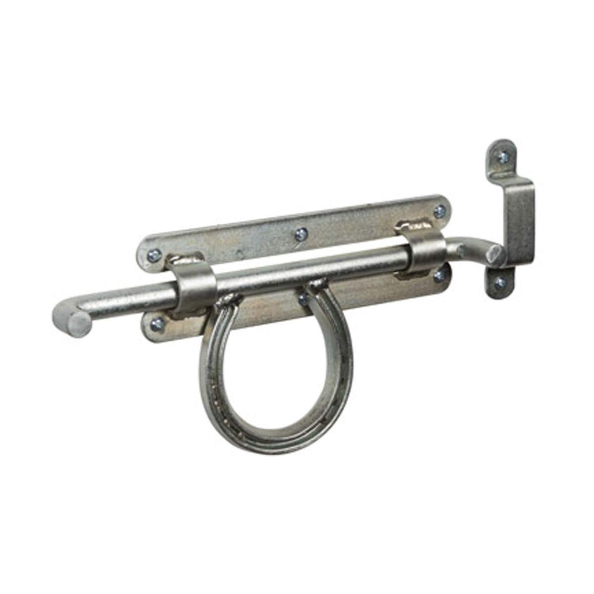 Stubbs Horse Shoe Door Bolt (One Size) (Silver)