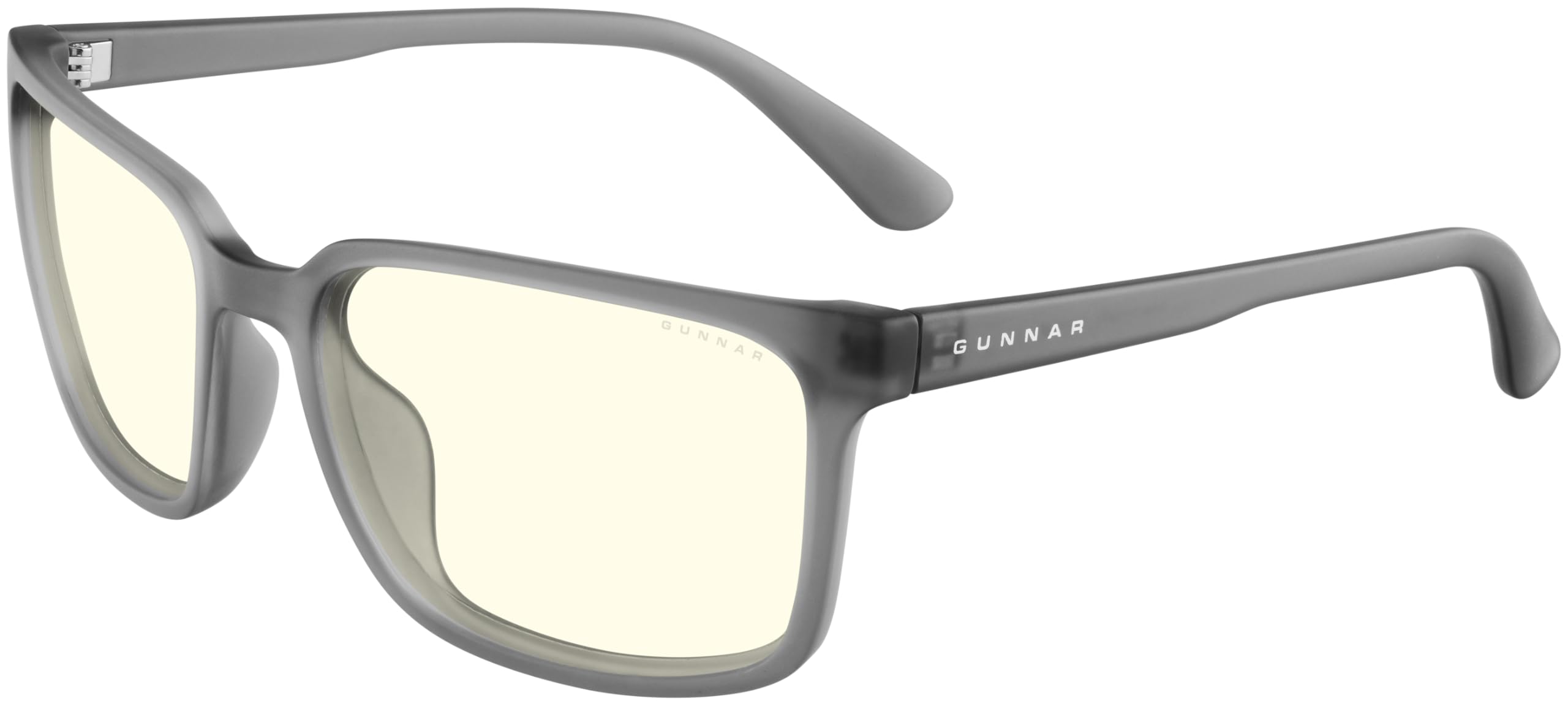 GUNNAR Gaming Glasses - Mammoth Smoke Clear Lens - Blue Light Blocking Relieve Dry Eye