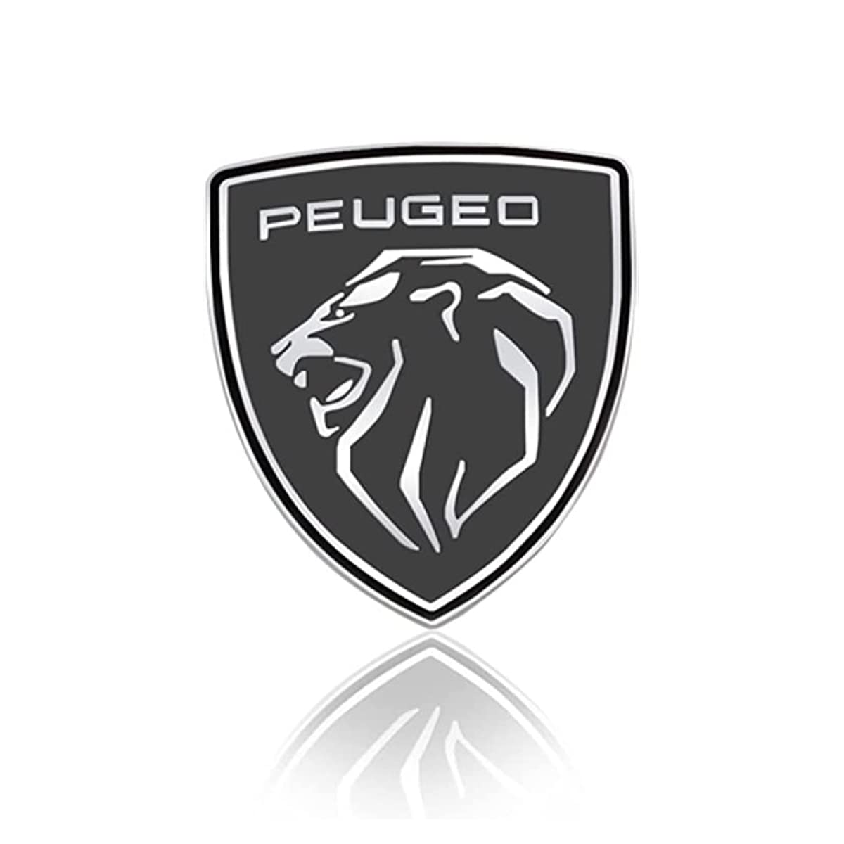 Metal Car Rear Body Emblem Tail Trunk Sticker For Peugeot 107 308 306 106 206 208 307 407 3008 207 2008 5008 Gt Line,black