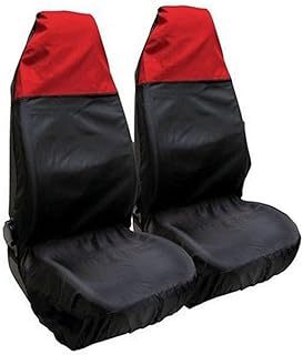 Gatuida Fundas para Asientos de Coche Transpirables Lavables Color Y Rojo Fáciles de Instalar Ajuste Universal