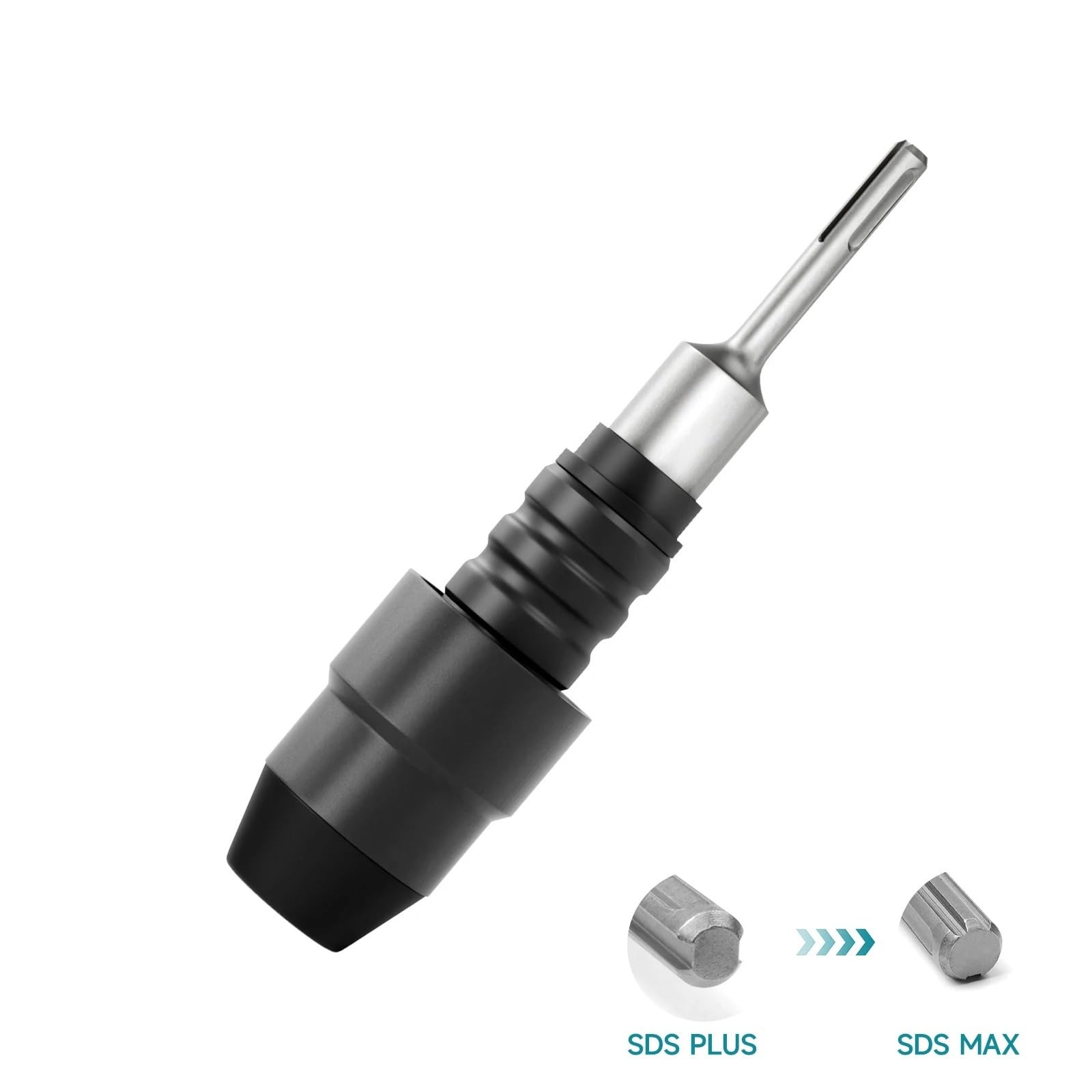 1Pc SDS Plus To SDS Max Adapter For Rotary Hammer Drill Converter 210mm Tools Accessory Impact Drill Socket Adapter