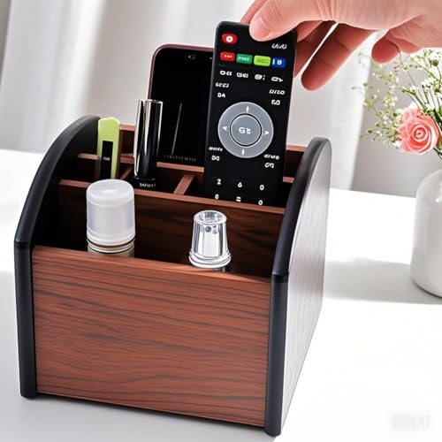 Support de télécommande rotatif en bois pour organiser vos manettes dans le salon