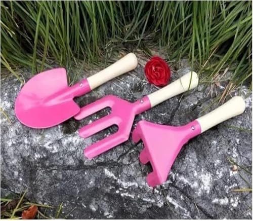 Garden Gardening Tools 3 Piece Heavy Duty Succulent Kit for Plant Care SetIdeal Gifts for Parents and Kids Including Trowels,Hand rake - Image 7