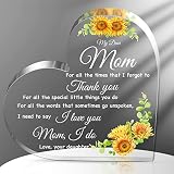 PUREFLY Mom Gifts from Daughters and Son, Birthday Christmas Ideas for Mom, Best Mom Ever Gifts, Mot