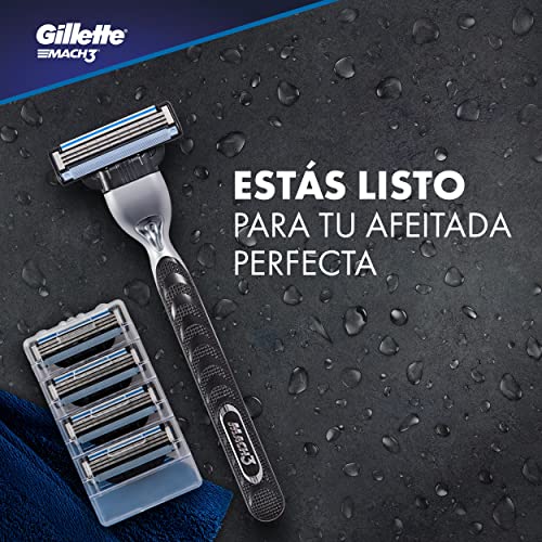 Gillette Mach3 Replacement Razor Blade Cartridges, 2 Count, Beige, Men's Adult Males, 2 Blades, 2 Pieces - image 7