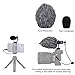 JJC Camera Shotgun Microphone Mic for Canon PowerShot V1, EOS R RP R5 R6 Mark II R7 R10 R50 R100 M50, Sony ZV-1 II ZV1 ZV-1F ZV1F A6700 A6400 A6300, Nikon Z50 II Zf Z30 Z6 Z7 II, Fuji X-T5 X-T4 X-S20