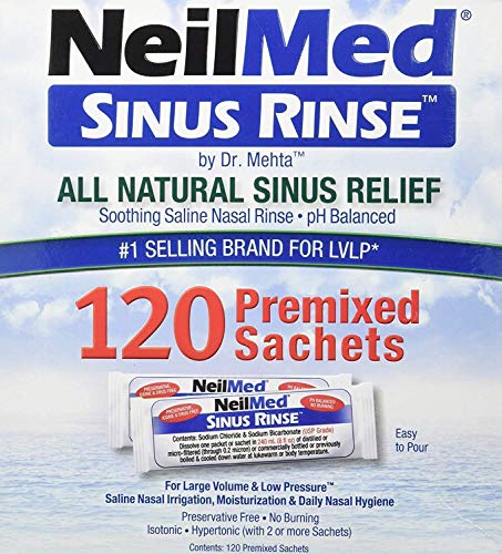 NeilMed Sinus Rinse All Natural Relief Premixed Refill Pac...