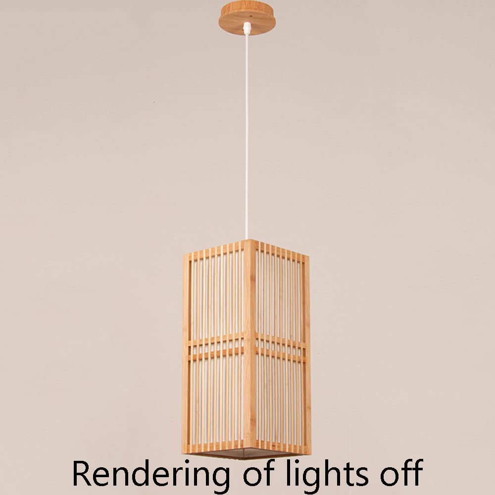 Lampa wisząca Styl japoński Ręcznie robiona bambusowa lampa wisząca Oprawa sufitowa Dekoracyjne światła z naturalnego bambusa Żyrandol artystyczny Kreatywny wiejski wiklinowy rattanowy wiszący