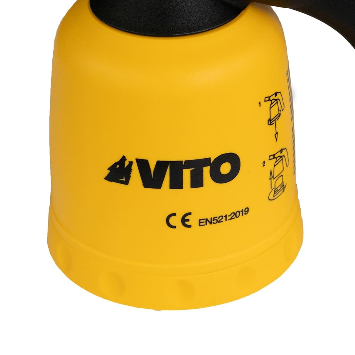 Lampada a saldare Vito accensione piezo Cover ABS chiavistello di sicurezza Impugnatura Ergonomica + 2 cartucce 190 gr butano