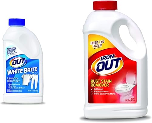 White Brite WB30N - Blanqueador de ropa y removedor de manchas de óxido en polvo White Brite de 1 libra + 12 oz (793 g)
