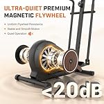 ANCHEER Elliptical Exercise Machine, Elliptical Trainer for Home Gym, Exercise Equipment 500Lbs Max Weight, Ultra-Silent Elliptical Machine with Smooth 14 Resistance Levels - Image 2