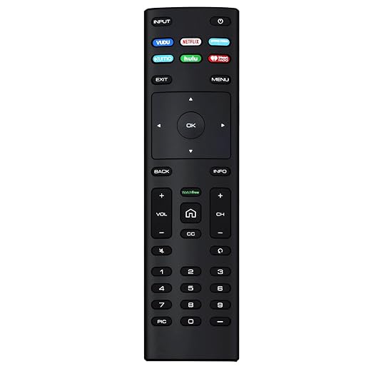 Replace Remote Control Compatible with VIZIO Watchfree Smart TV M507-G1 D32h-G9 PX65-G1 V556-G1 V436-G1 D55-F2f D50-F1 PX75-G1 D40f-F1 M65-F0 D55-F2 P759-G1 D24f-E1 D24h-E1 D32f-E1 D39f-E1 D40f-E1