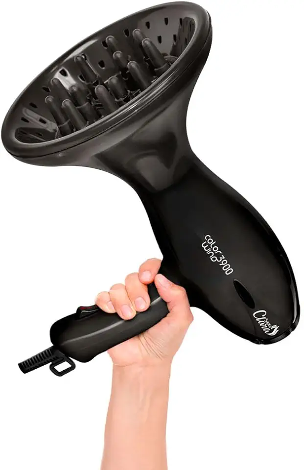 Difusor de ar Simples Preto para Secador de Cabelo