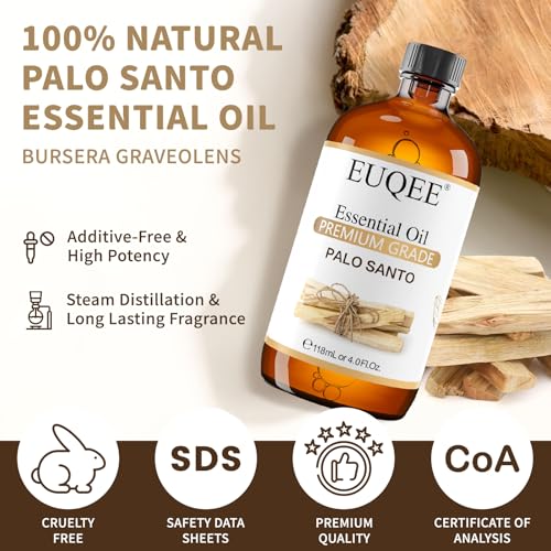 EUQEE 100ML Amber Romance Aceite Aromático + Palo Santo 118mL miniatura 3