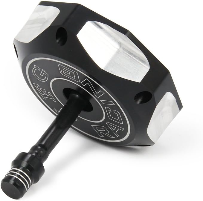 CNC Gas Fuel Tank Cap Cover With Breather Valve Air Vent Hose Tube For XR70R XR80 XR80R XR100R XR200 XR250 XR400 CRF250X CRF250R CRF450R XR600L XR650R TRX450R Dirt Pit Bike Black