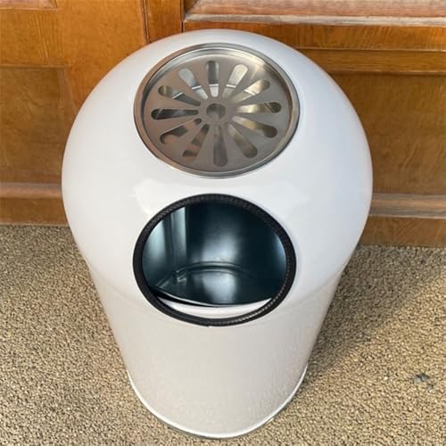 Contenedor exterior con cenicero para terrazas de cafeterías y tiendas 6