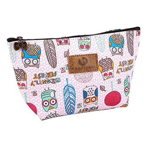 Outflower Pu Fishtail Cosmetic Bag Wash Bag Travel Storage Bag Make Up Toiletry Bags Storage Organiser with Zipper for Women, Ladies & Girls